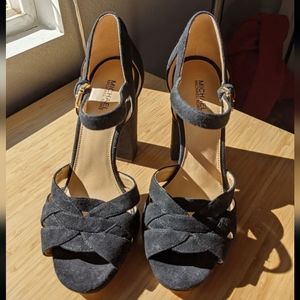 Michael Kors suede heels